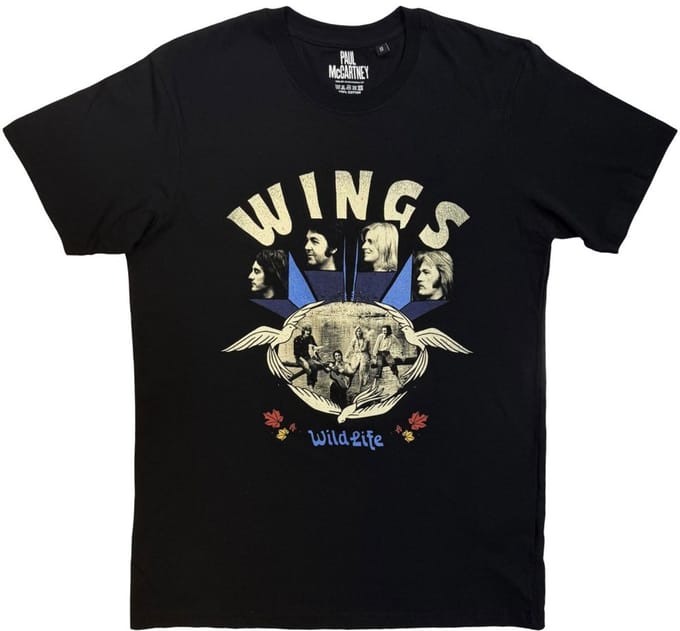 Paul McCartney - Wildlife Heren Tshirt - L - Zwart