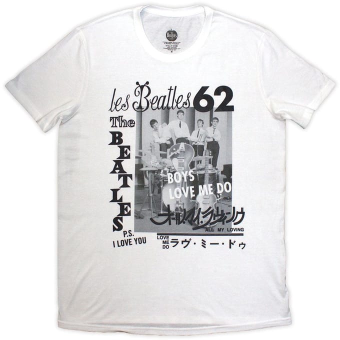 The Beatles - 1962 Heren T-shirt - M - Wit