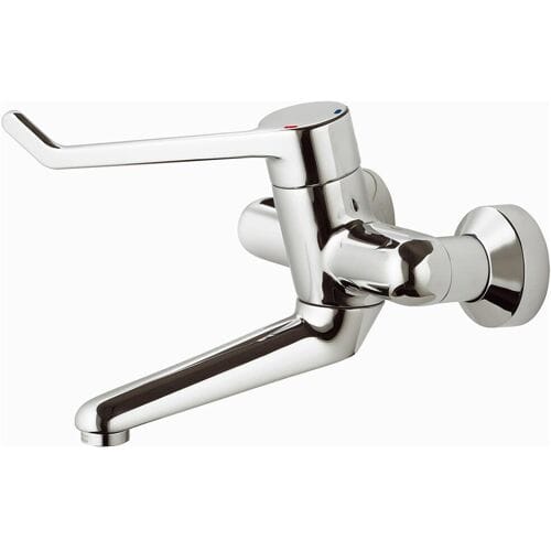 Ideal Standard single lever wall mounted basin safety faucet; Art. B8315AA