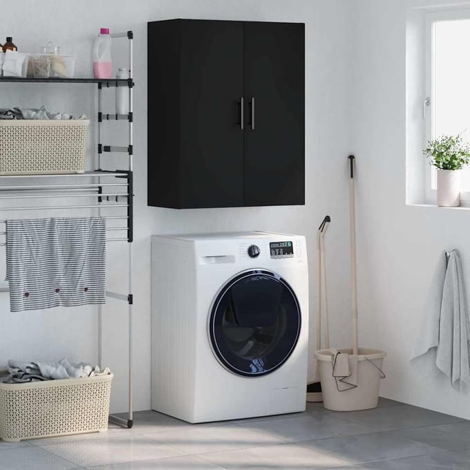 vidaXL - Bovenkast - 69,5x34x90 - cm - zwart