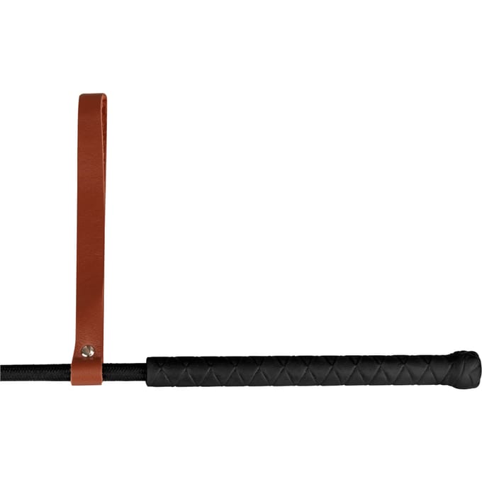 Rimba - Rijzweepje - 65 cm - Leder - Bruin