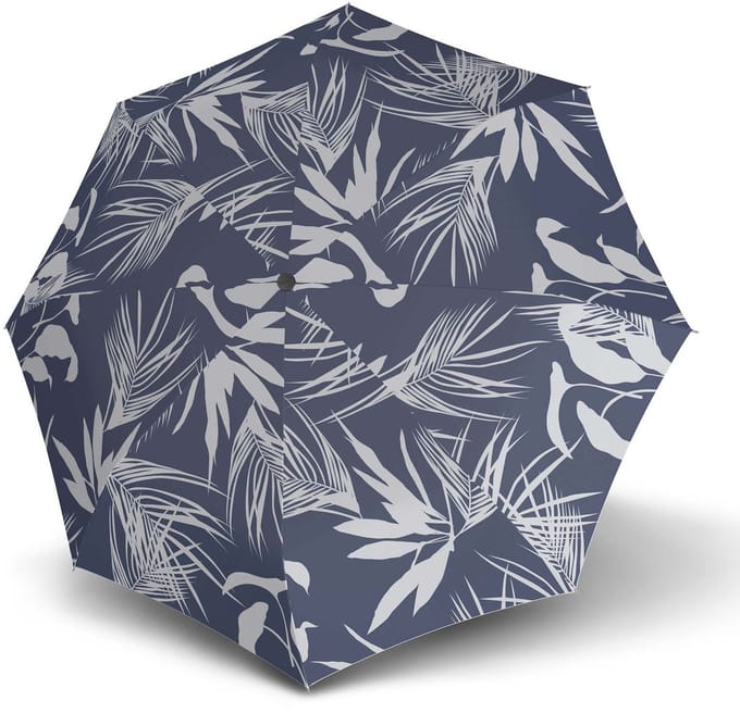 Knirps paraplu T.200 Medium Duomatic With UV Protection Botany Sea donkerblauw