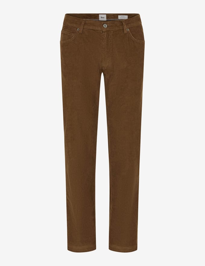 Brax Heren Jeans  Style CLINT CAPPUCINO, bruin, maat 34/32