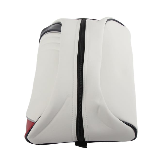 PU Leer Golfschoen Draagtas Thuis Reizen Stofdichte Opbergtas Accessoiretas Wit white