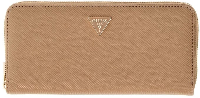GUESS portemonnee Gilda SLG Zip Around Wallet Beige Taupe
