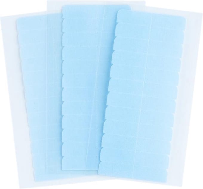 Losse tape voor Tape Extensions - Blauw - 5 vellen 60 strips