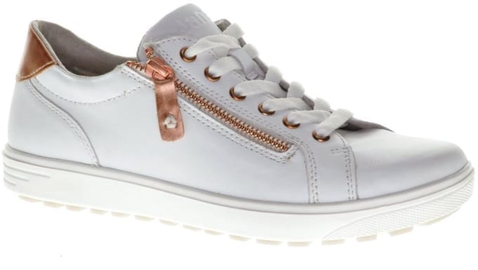 Jana Dames Sneaker - 23611-108 Wit - Wijdte H - Maat 38