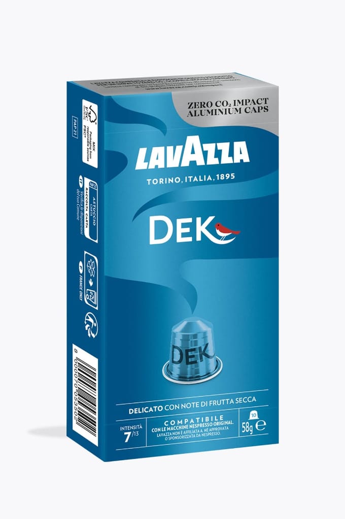 Lavazza Espresso Decaffèinato 10 capsules Nespresso®-compatibel