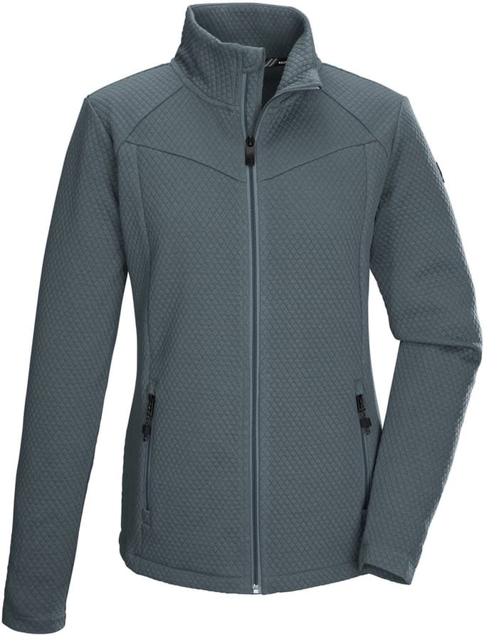 Killtec KOW 2 fleece vest dames blauw/grijs - maat XL