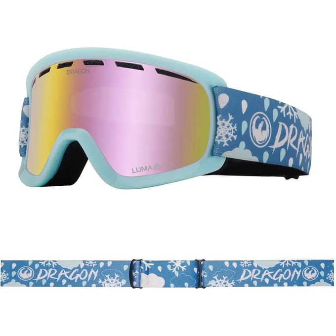 Dragon Alliance LIL D Jeugd Skibril - Snow Dance/Pink Ionized