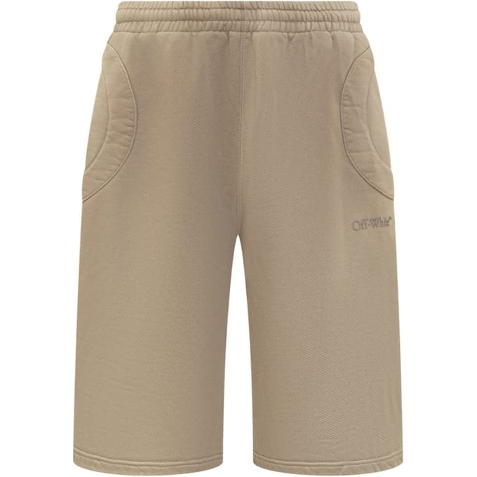 Off-white Laundry Circle Sweatshorts Beige