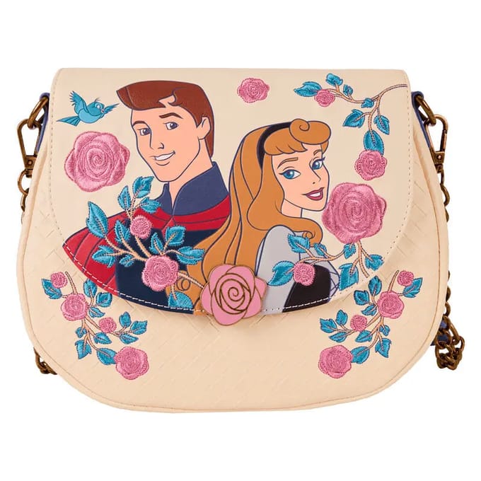 Disney Loungefly Crossbody Sleeping Beauty Princess Aurora Prince Phillip