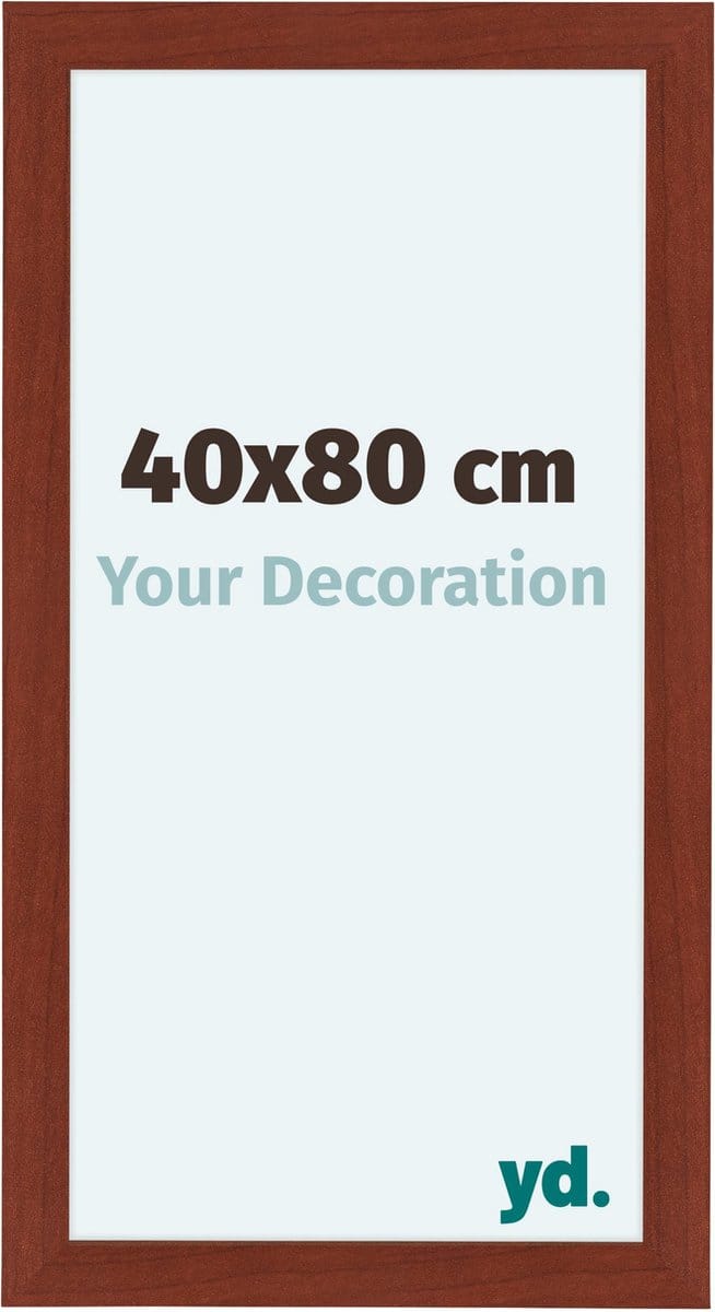 Your Decoration - Fotolijst 40x80 cm - MDF - Kersen - Como