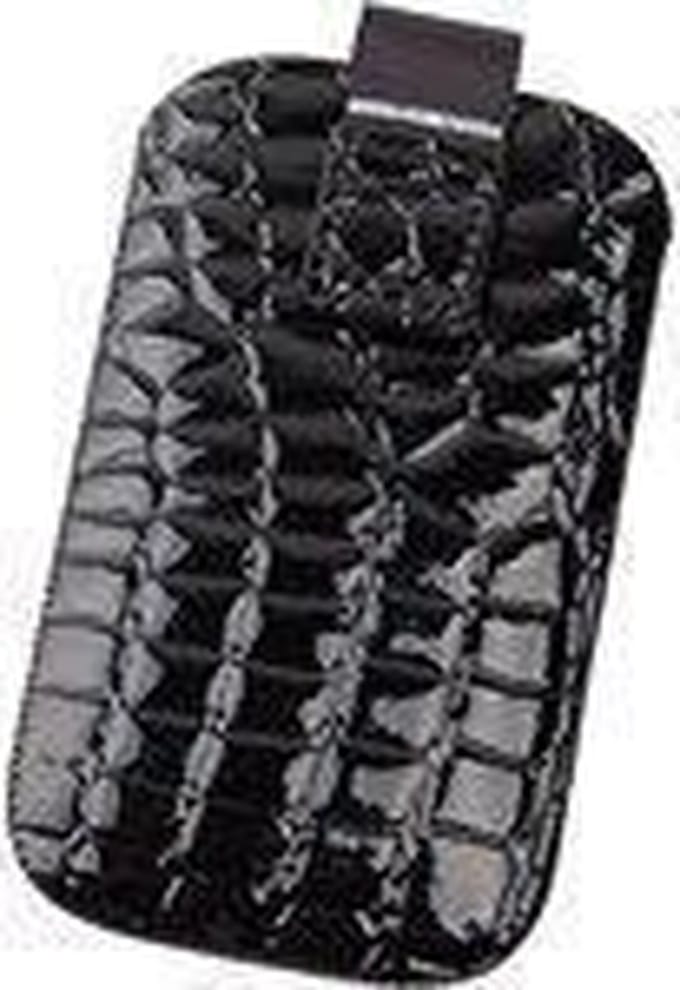 Dolce Vita Universele Pouch Croco Look Zwart