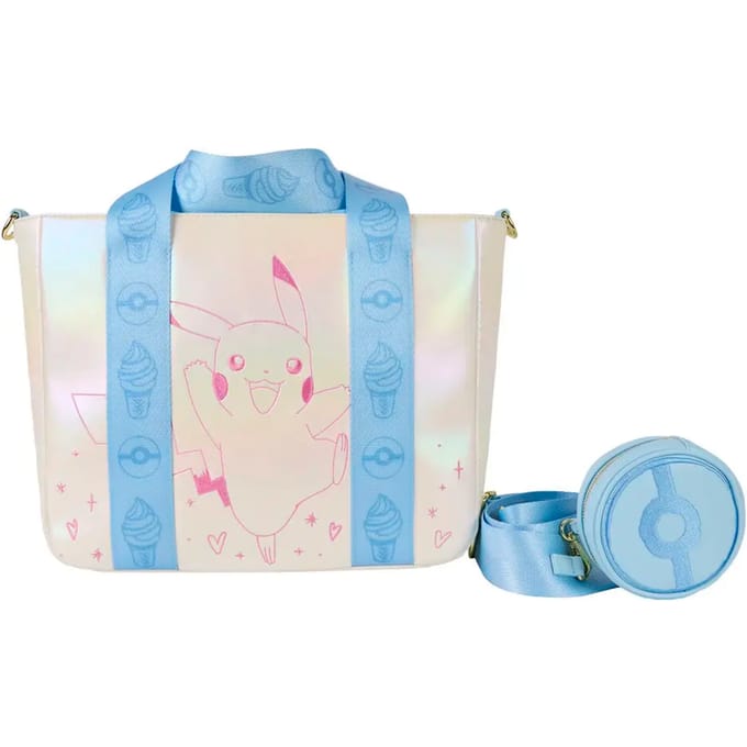 Loungefly Pokémon Pikachu Tas + Portemonnee Beige Man
