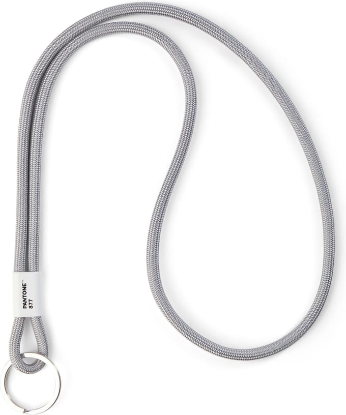 Copenhagen Design - Sleutelhanger Groot - Silver 877 - Zilver - Nylon