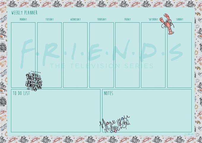 FRIENDS (MARL) A4 DESK PAD