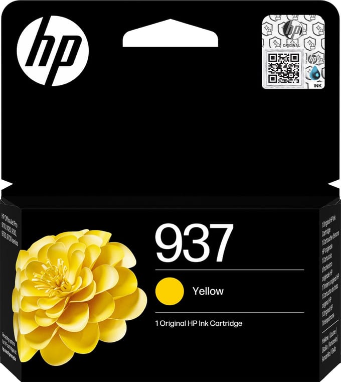 HP Inktcartridge 937 Origineel Single Geel 4S6W4NE