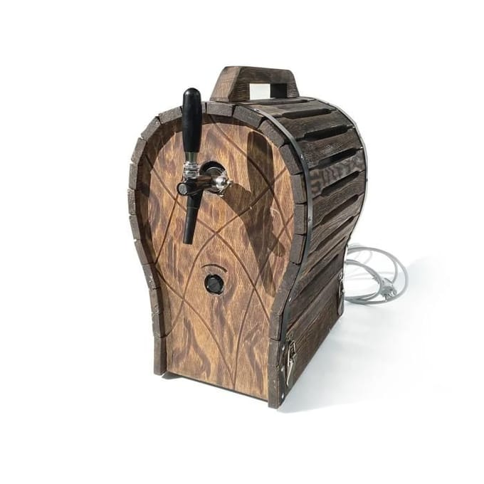 Biertap JET 30 met Houten Vat Optiek - Thuistap Bierkoeler 35 l/u