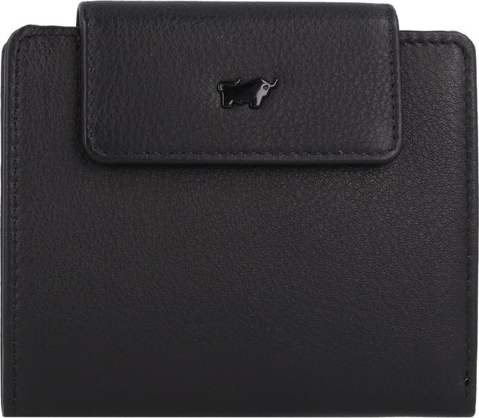 Braun Büffel Leren Portemonnee Capri Wallet 4CS Black Zwart