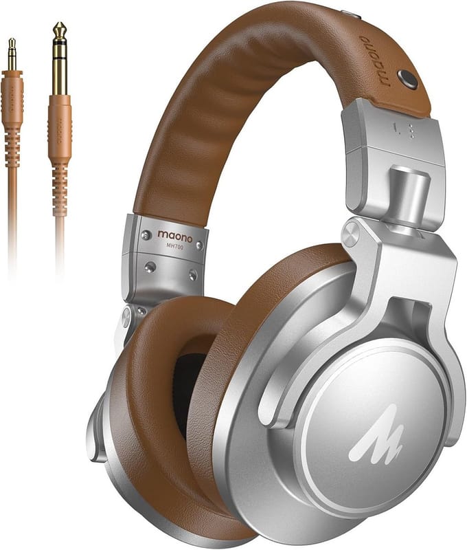 Professionele Studio Hoofdtelefoon Over-Ear Gesloten Design met Vervangbare Kabels