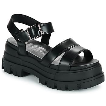 Buffalo ASPHA TS Sandal Sandalen Plat - zwart - Maat 40