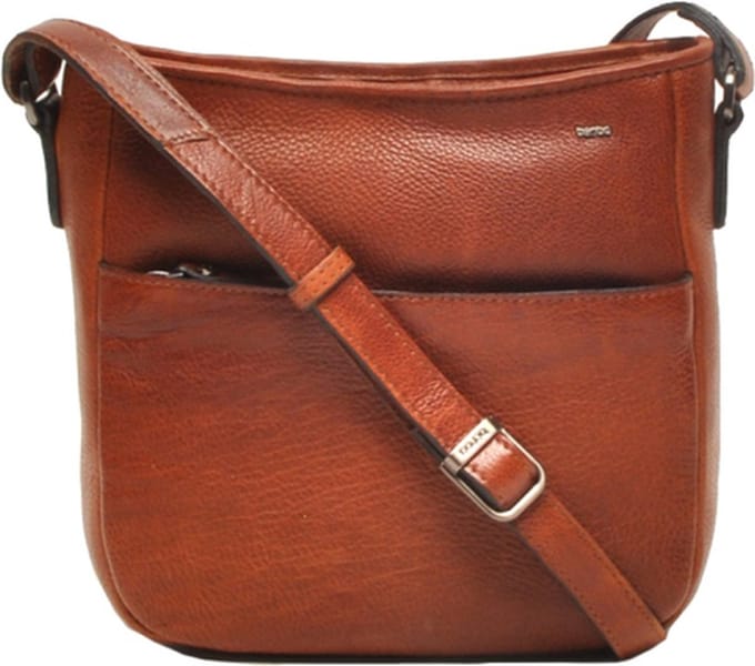 Berba | Lucca | Crossbody tas | Schoudertas | Dames | Cognac | Bruin | Leer