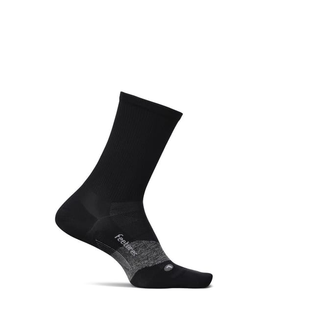 Feetures - Elite Ultra Light Mini Crew - Black - Zwart / MEDIUM