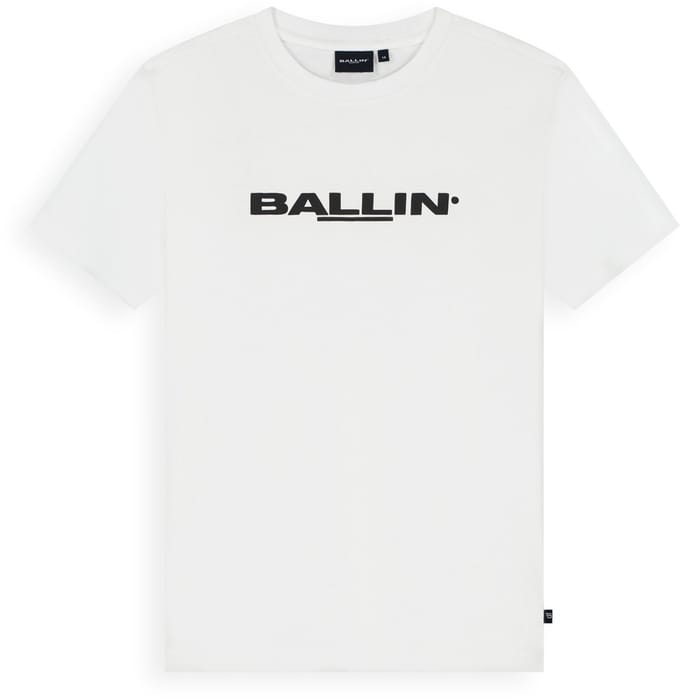 Ballin Amsterdam - Jongens Regular fit T-shirts Crewneck SS - Off White - Maat 8