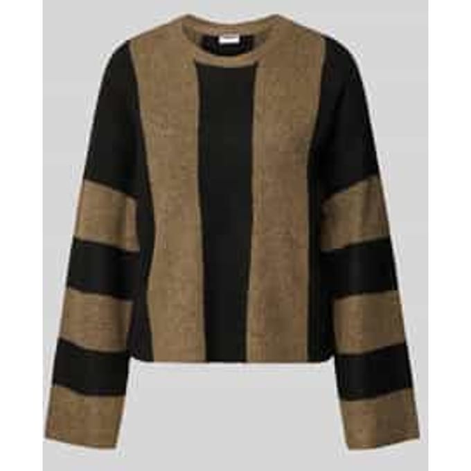 Gebreide pullover met ronde hals, model 'AGATHA'