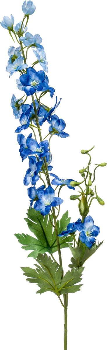 Emerald - Kunstbloem Ridderspoor 77cm blauw - Kunstplant voor binnen