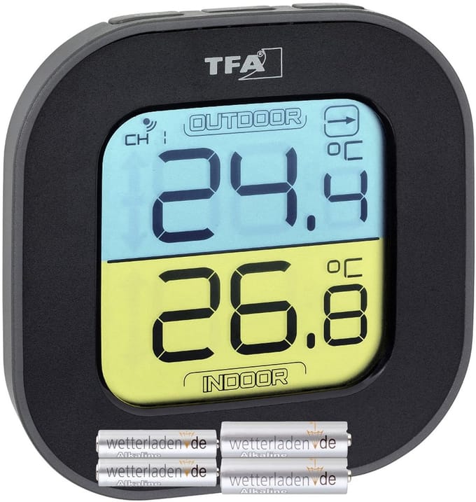 Draadloos Binnen en Buiten Thermometer met Sensor en Trendindicator