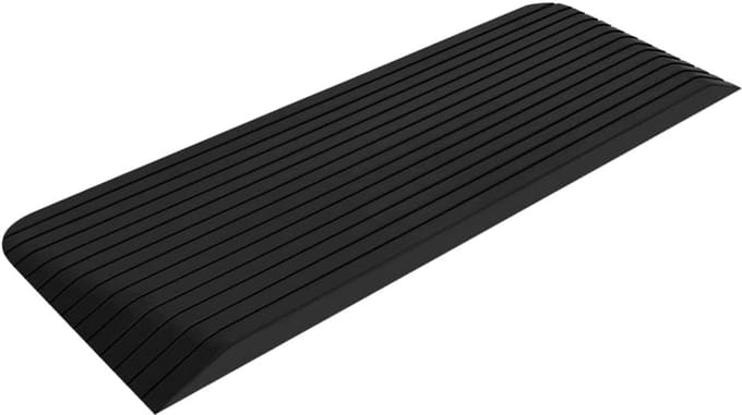 Drempelhulp Rubber 110x41x5cm voor Rolstoel en Scooter