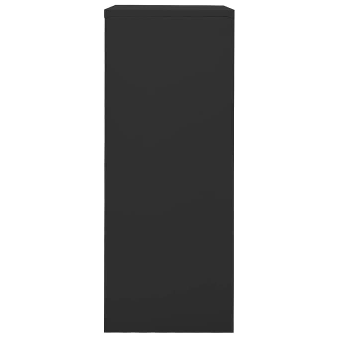 vidaXL - Kantoorkast - 90x40x102 - cm - staal - antracietkleurig
