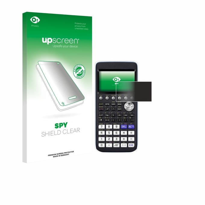 upscreen - privacy screenprotector voor Casio FX-CG50 - Folie Beschermfolie Blauwlichtfilter