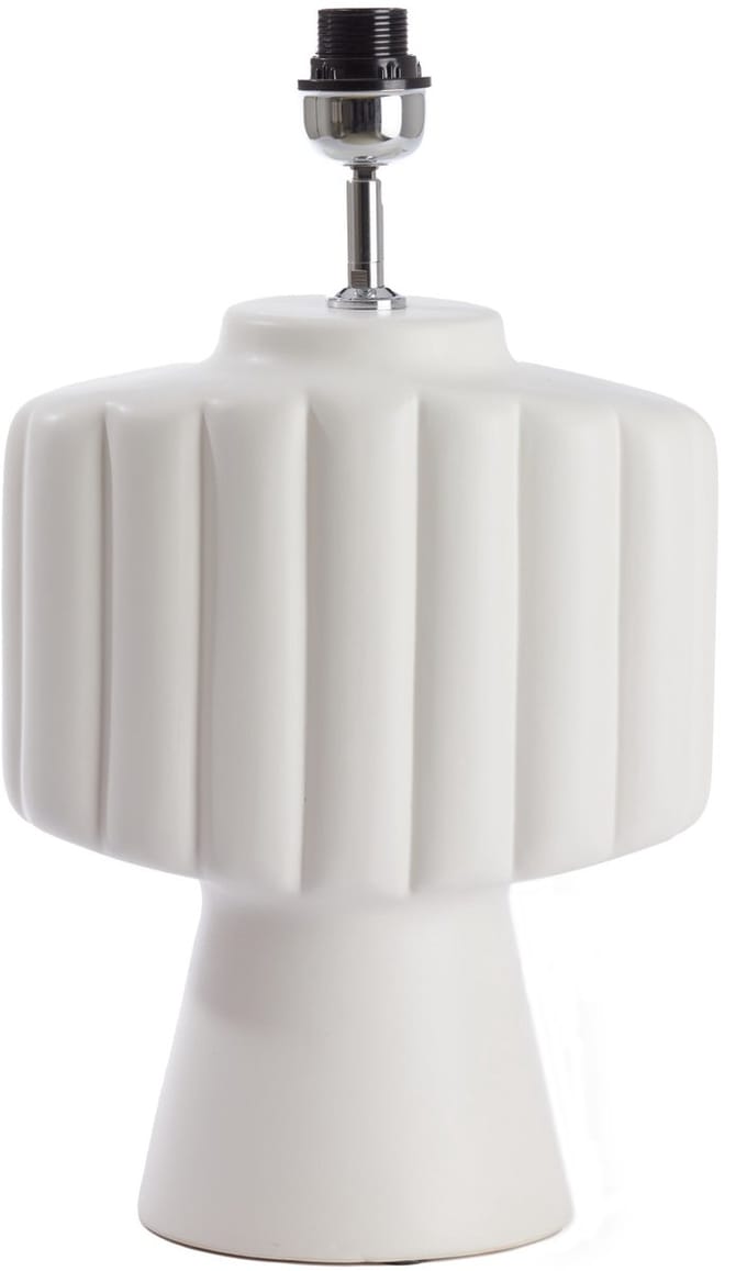 Light & Living Tafellamp Gandara Keramiek, 49cm (excl. kap) - Wit