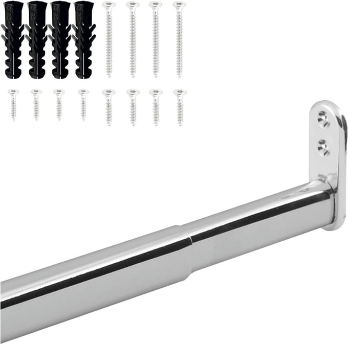 Verstelbare Uitschuifbare Kastbuis 40 - 60 cm voor Kleding en Accessoires