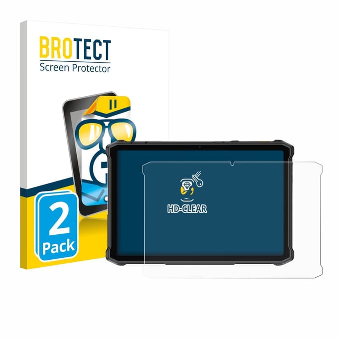 BROTECT - Screenprotector voor Ulefone Armor Pad 5 Ultra - Folie Beschermfolie transparant 2 Stuks
