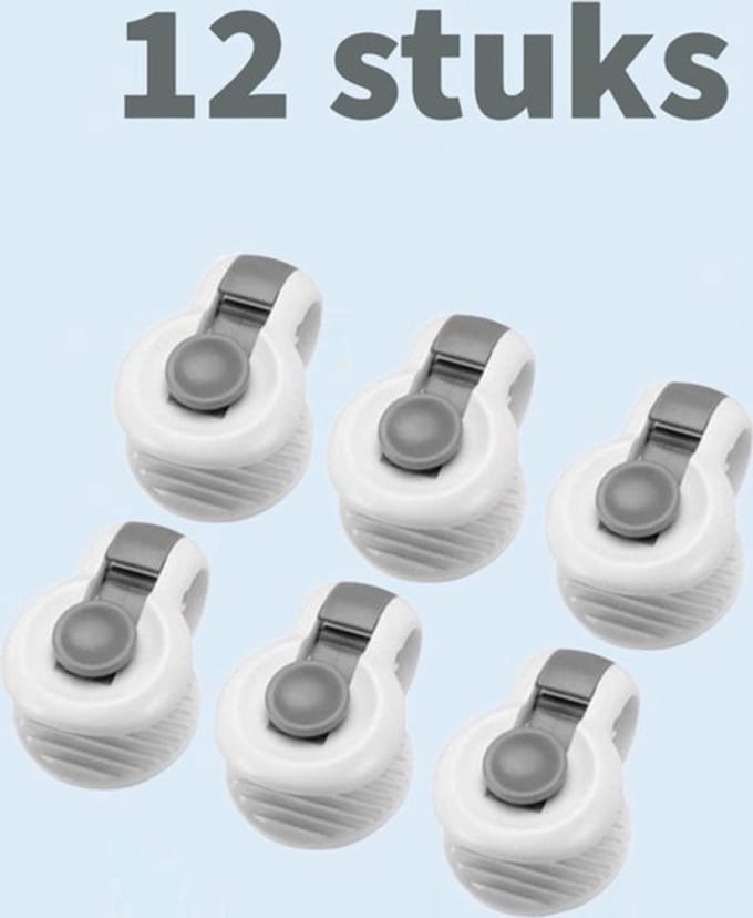 Stevige Dekbed clips - 12 stuks - Dekbedclips - Dekbed Knijpers - Clip Dekbedovertrek