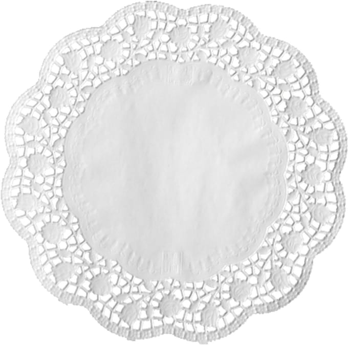 100 Taartranden rond Ø 32 cm wit