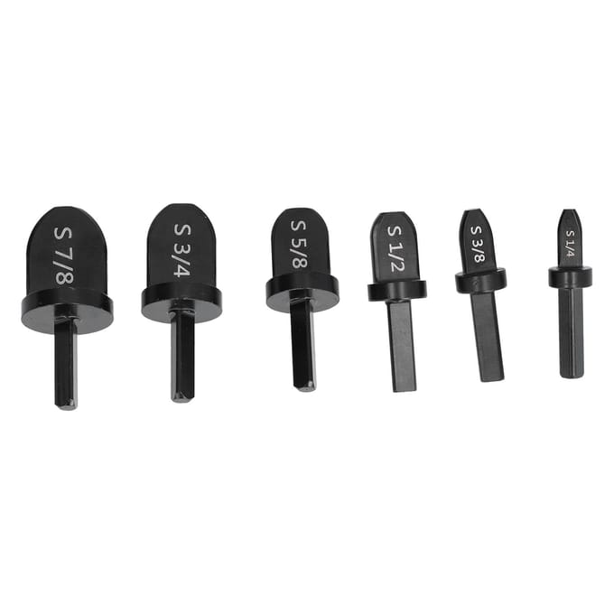 6 Stuks Swaging Tool Boor Staal Airconditioner Buis Flares Pijp Expander Set Kit
