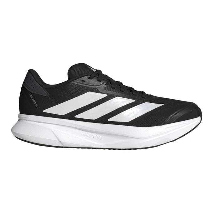 Adidas Duramo Sneakers Heren - Zwart - Maat 46 - Mesh/Synthetisch