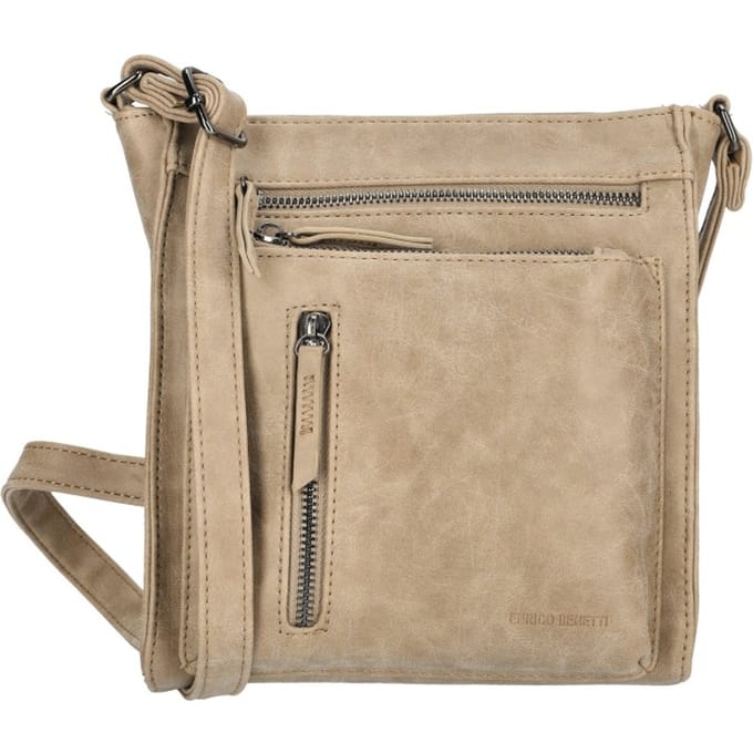 Enrico Benetti Schoudertas Nouméa Mid Taupe