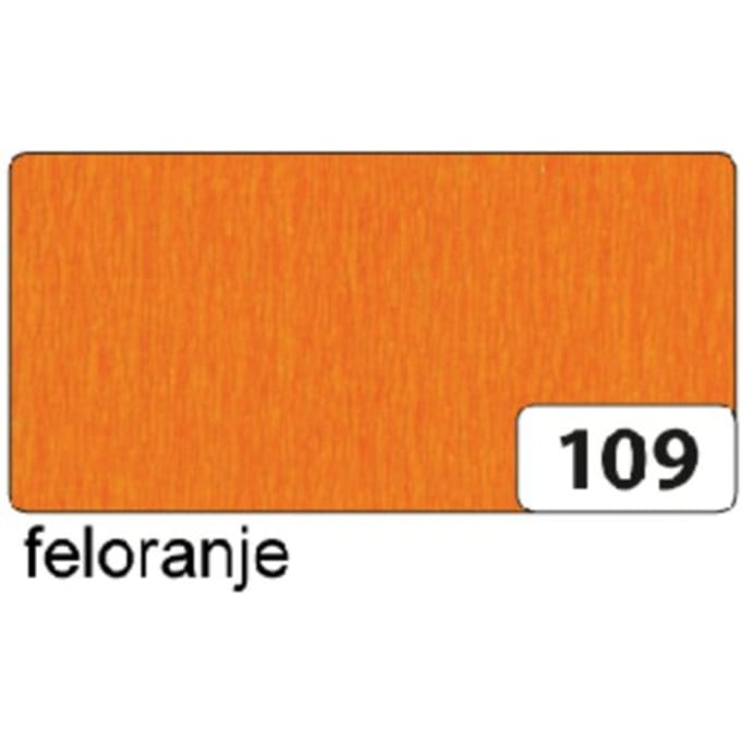 Crêpepapier folia 50x250cm 10vel 109 oranje