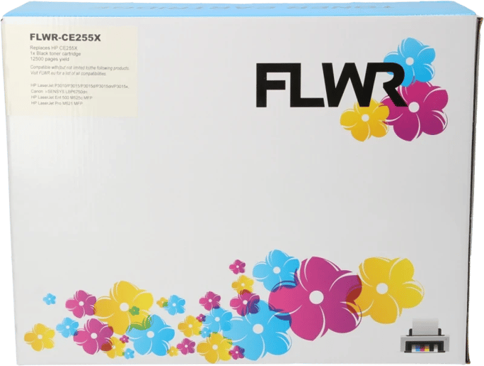 FLWR - Toner / 55X / Zwart - Geschikt voor HP