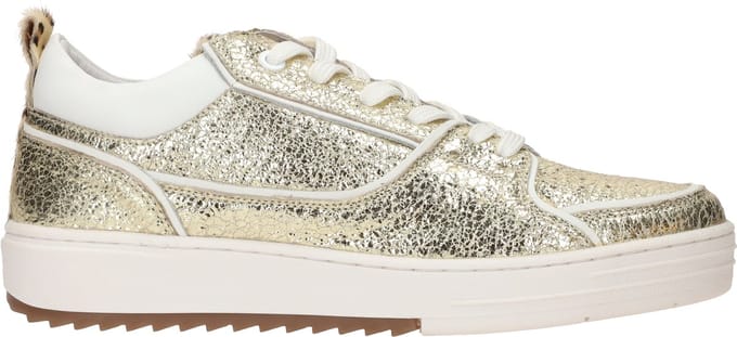 Maruti - Anna Sneakers Goud - Metallic Gold - Leopard - 36