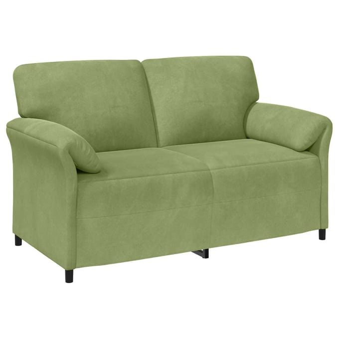 vidaXL - 2-Zits - Sofa - Lichtgroen - 158 - x - 83 - x - 95 - cm - Fluweel