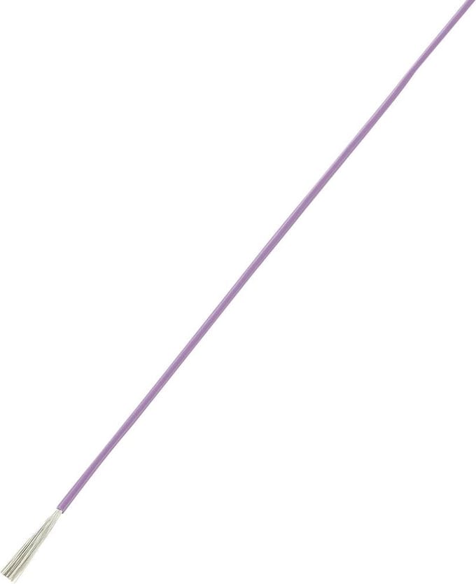 TRU COMPONENTS 1570908 Draad LiY 1 x 0.14 mm² Violet 25 m