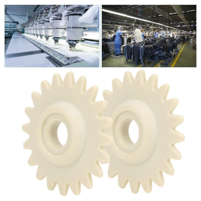 2 stuks Breimachine Tandwiel Reserveonderdelen voor Brother KH868 H821 KH831 KH851 KH910 KH970 white