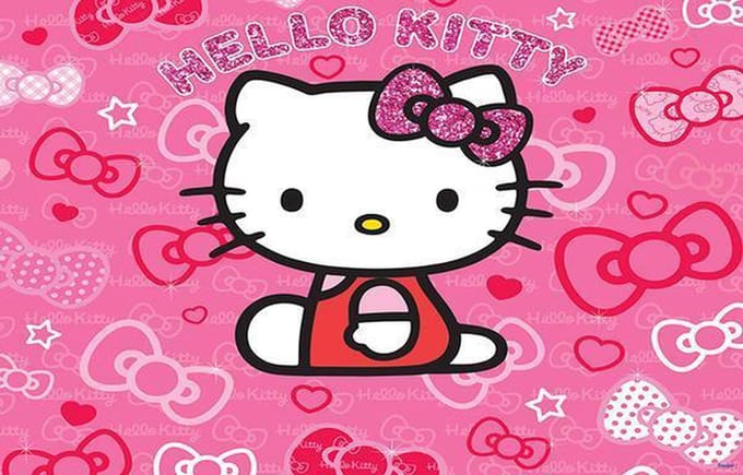 Dutch Wallcoverings Walltastic Hello Kitty fotobehang